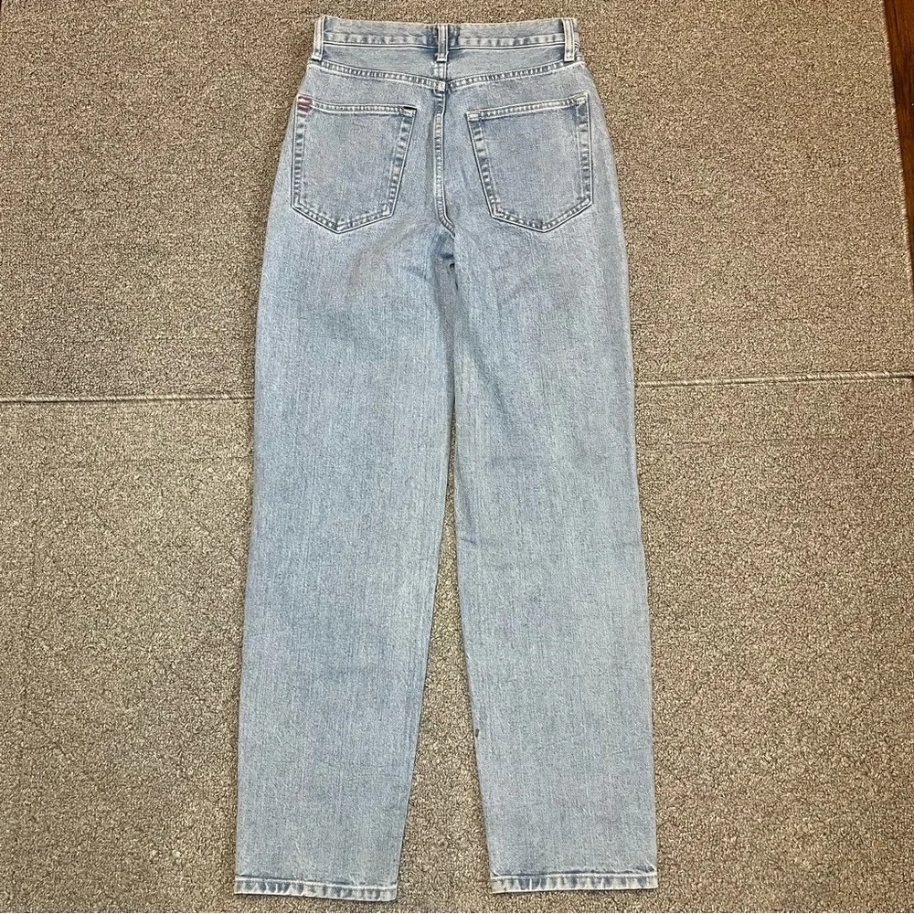 BDG Urban Outfitters High Rise Baggy Jeans Womens 25 Blue Denim Distressed - Picture 14 of 14